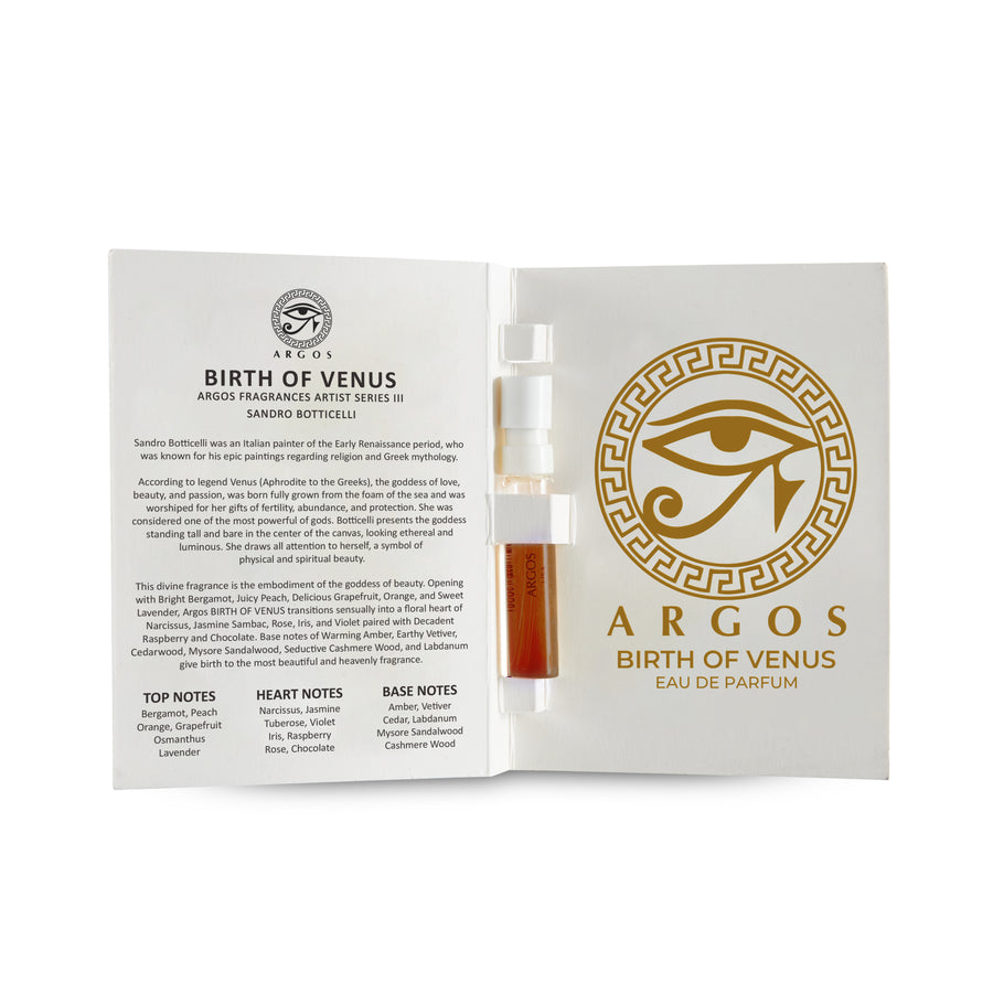 Argos SAMPLE PACK Of 11 Fragrances, Each Natural Spray Bottle Contains 2ml, .06 FL. OZ.