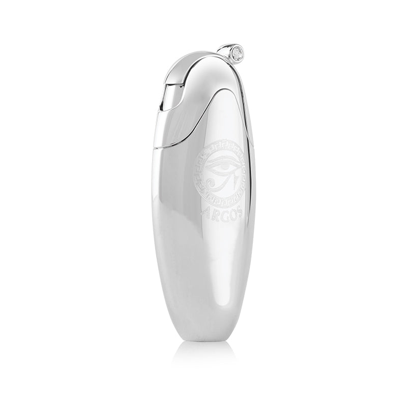 Argos Fragrance Oval Atomizer Silver Right Facing View